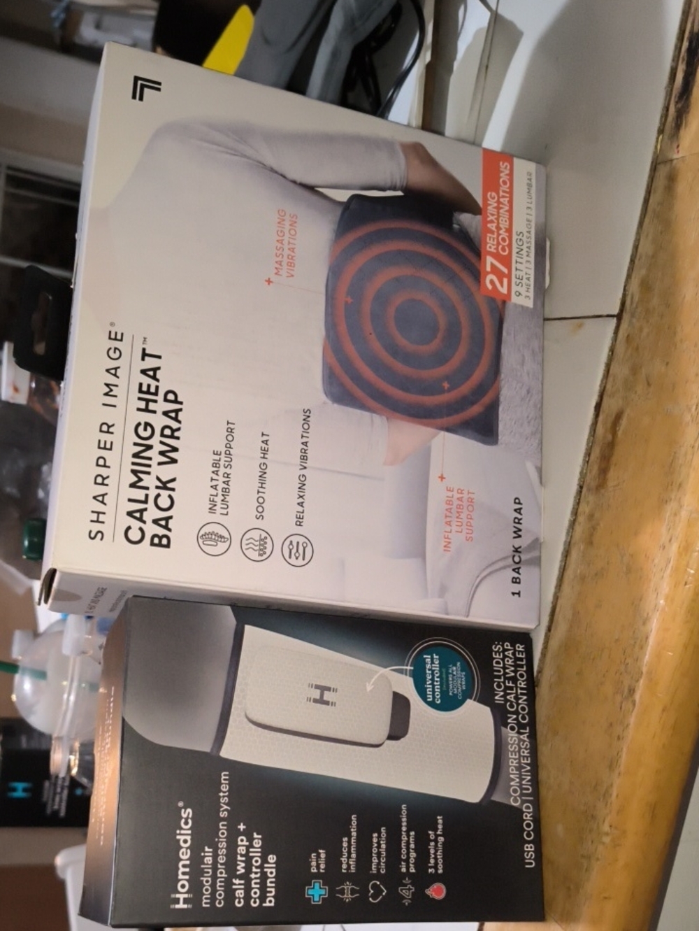 Condition: New – Never Used

Homedics Compression Calf Wrap + Sharper Image Heat